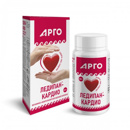 Купить Витаминно-минеральный обогащенный комплекс Ледипан-кардио, капсулы, 60 шт  г. Севастополь  