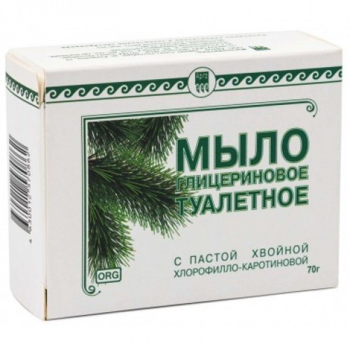 Купить Мыло туалетное глицериновое Фитолон с пастой хвойной хлорофилло-каротиновой  г. Севастополь  