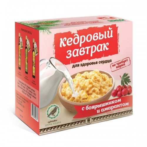Купить Завтрак кедровый для здоровья сердца с боярышником и амарантом  г. Севастополь  